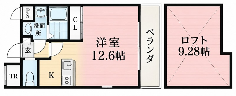マンション桃 間取り