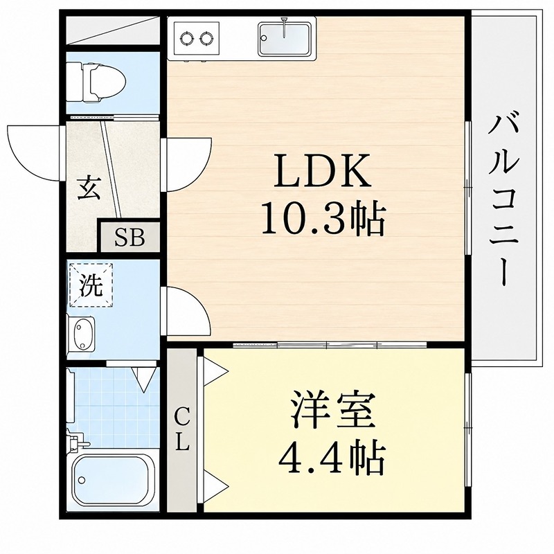 ソリティア光善寺 間取り