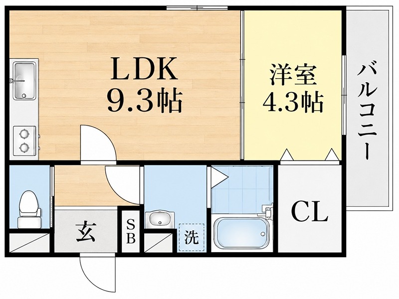 ソリティア光善寺 間取り
