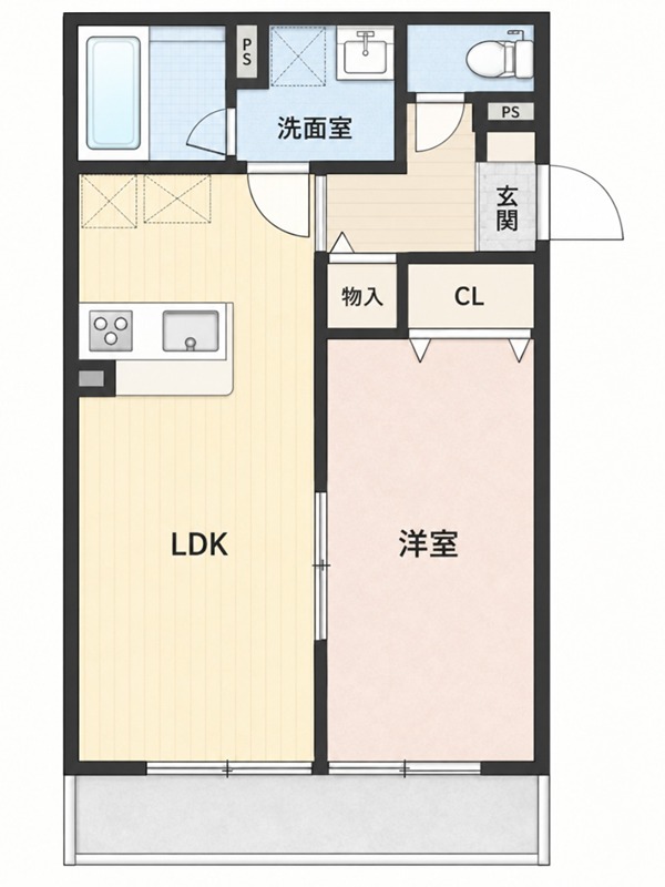 アムール招提 間取り