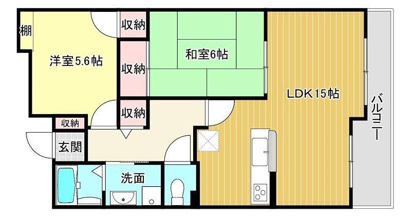 グリーンバーベナ小林 間取り