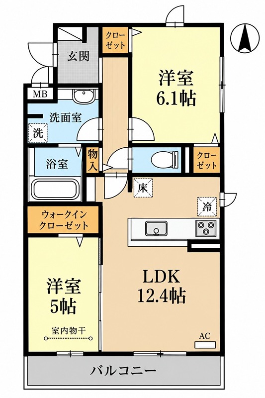 Ｅｔｅｒｎａ　B棟 間取り