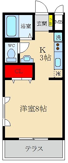 ア　リープ　ガーデン　C 間取り