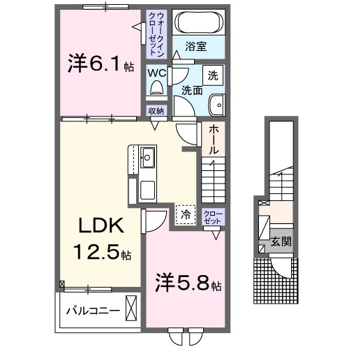 メゾン　ド　ルポ 間取り