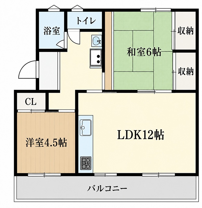 山田池住宅１１号棟 間取り