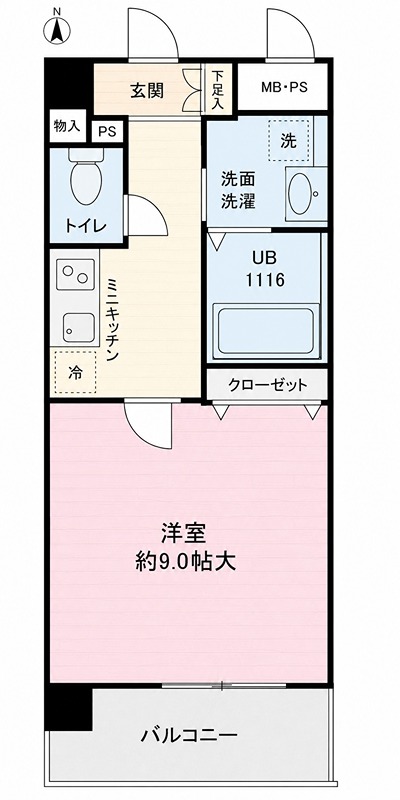 イー・ウエスト 間取り