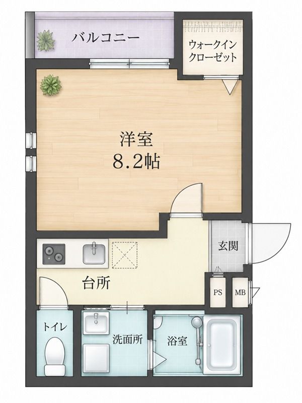 フジパレス津田駅前Ⅰ番館 間取り