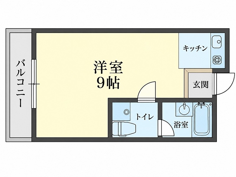 ヴィラ岡山手 間取り