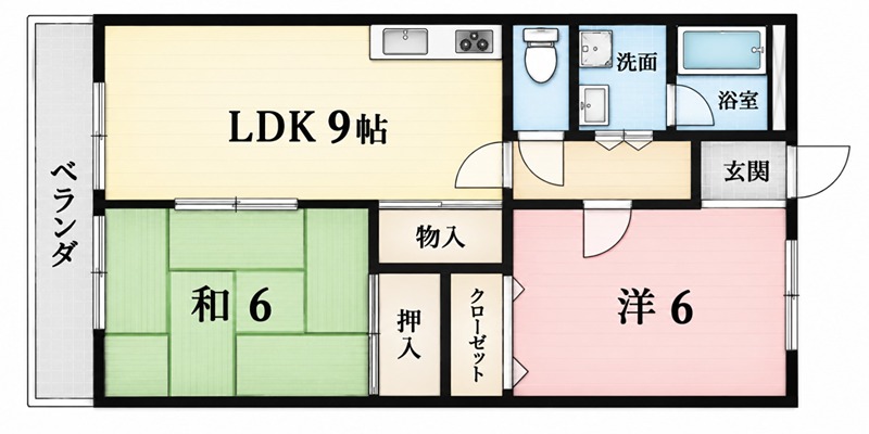ＮＳマンションⅢ 間取り