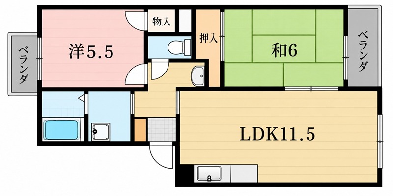 ダブルツリー1番館 間取り