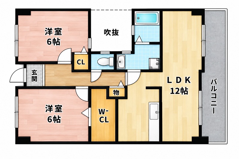プレザント枚方 間取り