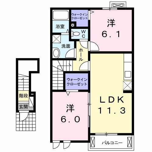 グランソレイユ楠葉 間取り