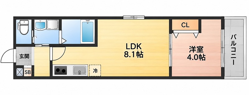 ALEGRIA枚方公園Ⅱ 間取り