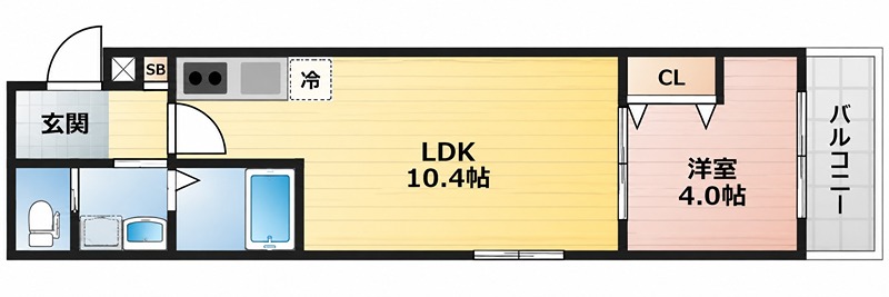 ALEGRIA枚方公園Ⅱ 間取り