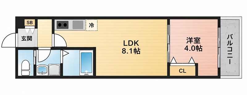 ALEGRIA枚方公園Ⅱ 間取り