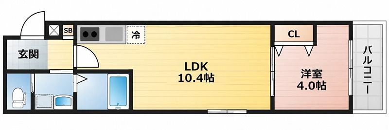 ALEGRIA枚方公園Ⅱ 間取り