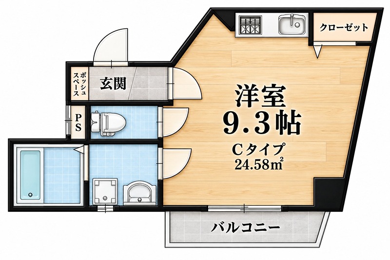サンドール十二番館 間取り