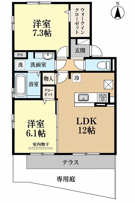 Clivia　South 間取り