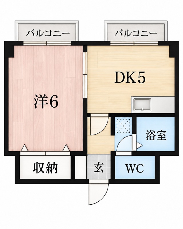 Belong香里園(旧 フォンティーヌ香里園) 間取り
