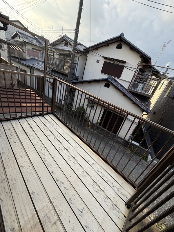 招提南町3丁目4-12　貸家 ベランダ