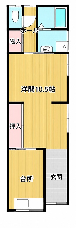 出口2丁目5-8　貸家 間取り