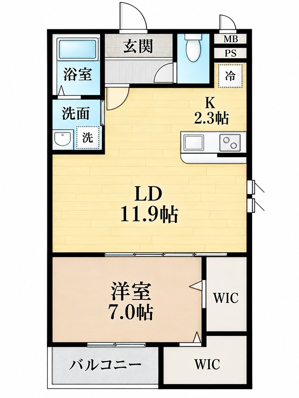 Ｗisteria terrace 間取り