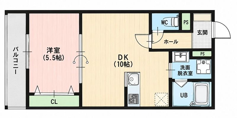 EIJU牧野駅前B 間取り