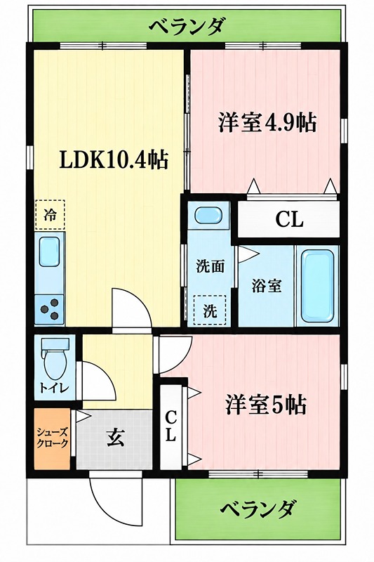 アジャート・K 間取り
