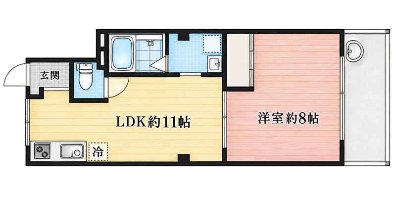 DMハイツ松丘 間取り