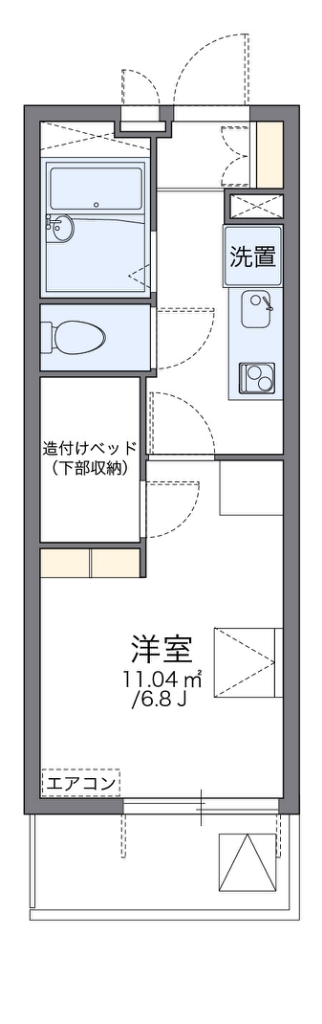 レオパレスオリーブ 間取り