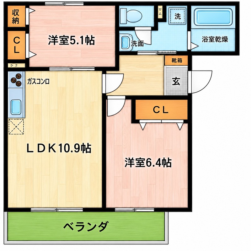 ベルヴィラージュ 間取り