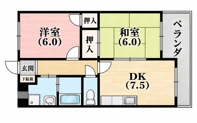 クレールシャンブル 間取り