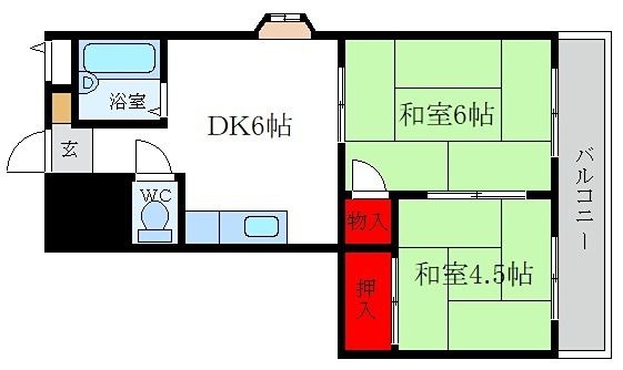 Ｍ’プラザ津田駅前五番館 間取り
