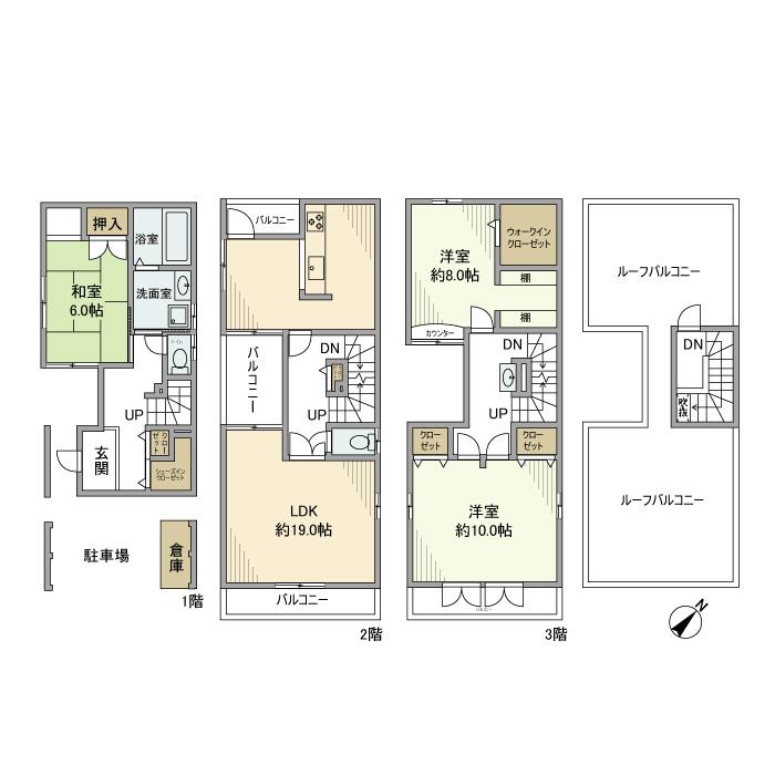 楠町戸建 間取り