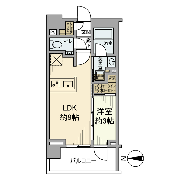 イニシア武蔵小杉 間取り