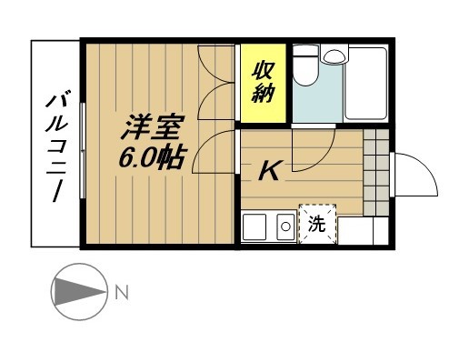 中野第５マンション 間取り図
