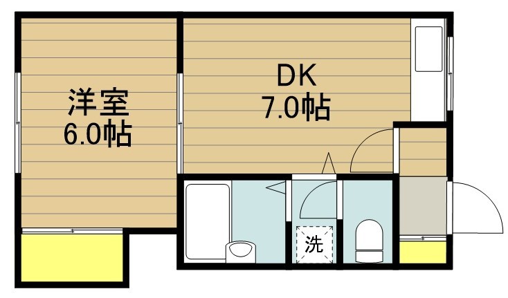 グレースＢ 103号室 間取り