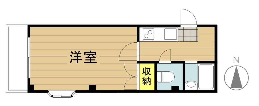 ボナミ 401号室 間取り