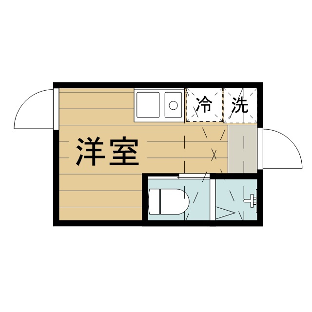 Ｇｒａｎｄ　Ｓｔｕｄｉｏ　北戸田 203号室 間取り