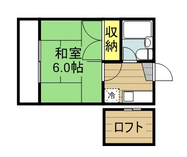 プレスティジハイムⅡ 201号室 間取り