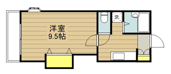 エステートピアキザワ 201号室 間取り