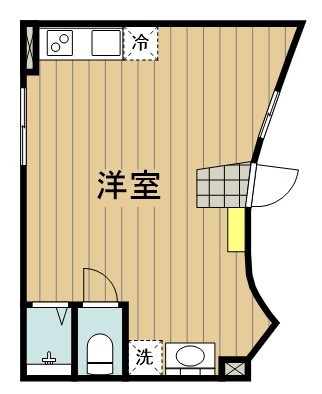 くぼみアパートメント 102号室 間取り