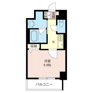 ノーブル北戸田 704号室 間取り