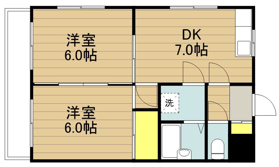 ベルテラス板橋 305号室 間取り