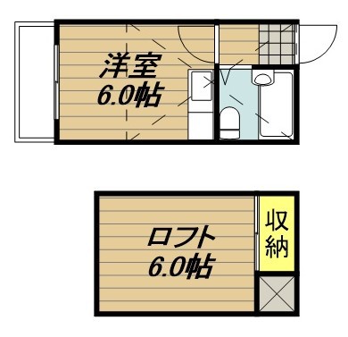 フジレジデンス Ⅱ-105号室 間取り