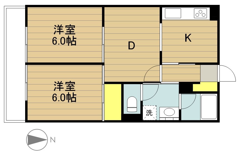 コスモ戸田アーバンハイム 103号室 間取り