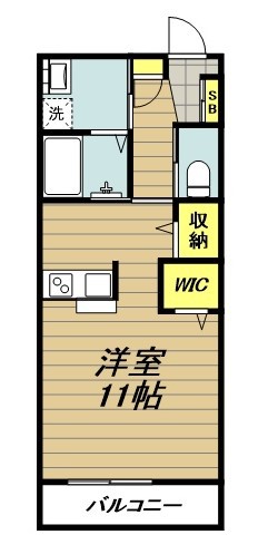 アインクランツ 102号室 間取り