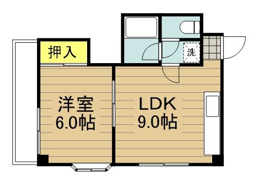 板橋ハイツ 301号室 間取り