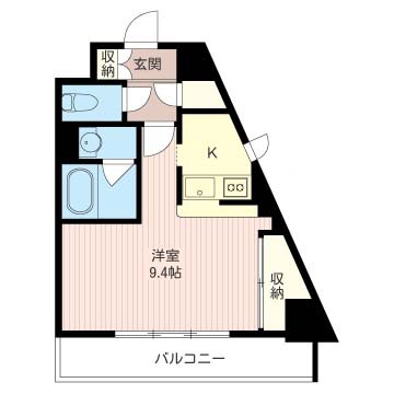ノーブル北戸田 703号室 間取り