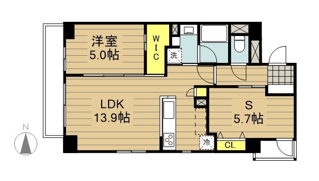 ラグゼナ戸田公園Ⅱ 704号室 間取り